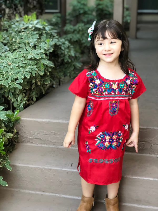Image of  Mexican Girl Dress/Different Colors