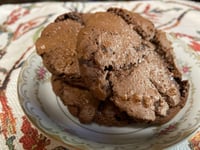 Image 2 of Salted Dark Chocolate Brownie Cookies- 1 dozen