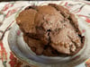 Salted Dark Chocolate Brownie Cookies- 1 dozen
