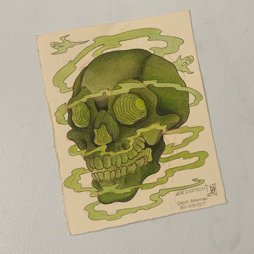 Image of Skull (original) 