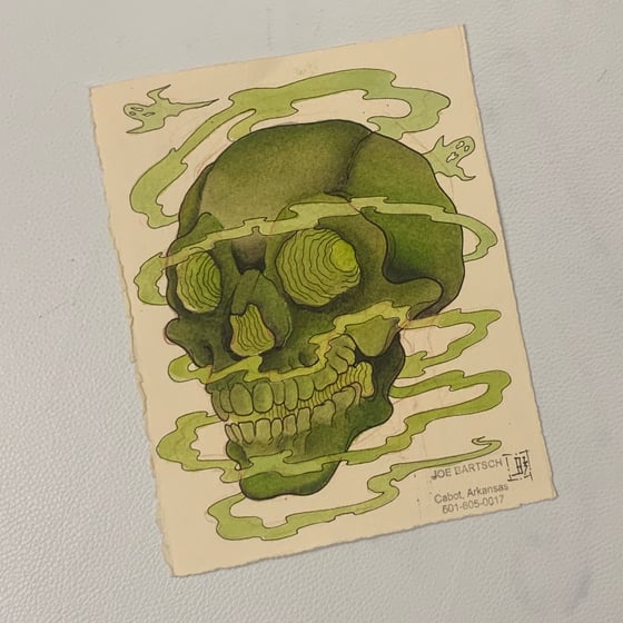 Image of Skull (original) 