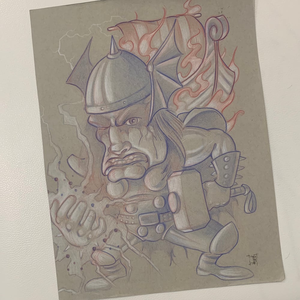 Image of Black Metal Thor (original)
