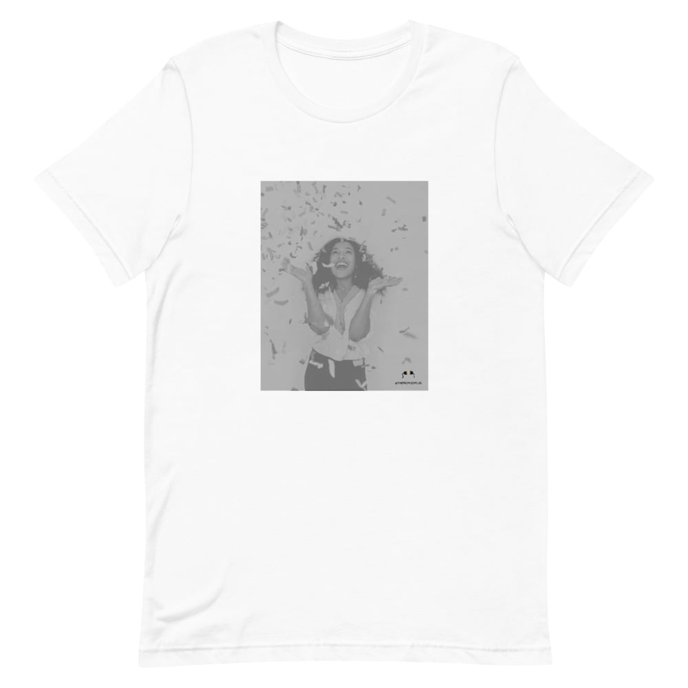 Image of The Peoples Plug - Square Print T-shirt (Light Grey)