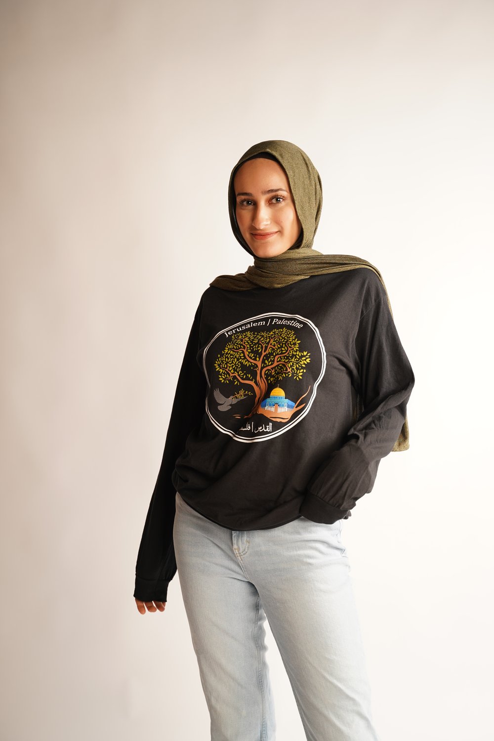 “Jerusalem Olive Tree” long sleeve 