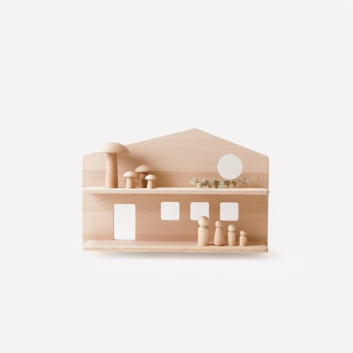Image of Etagère-Maison naturelle -30%
