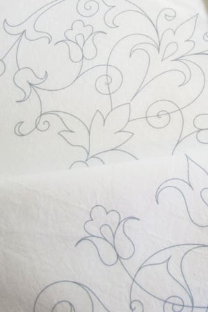 Image of Ready-to-Stitch Scroll Towel Set