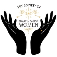 Image 1 of Smart and Daring Women Sticker