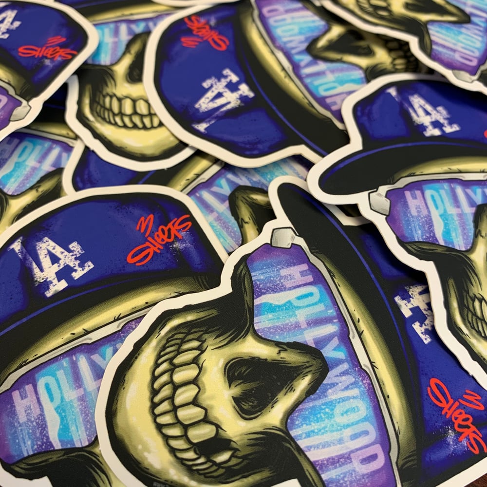 3 Sheets HOLLYWOOD Lifestyle Matte Sticker