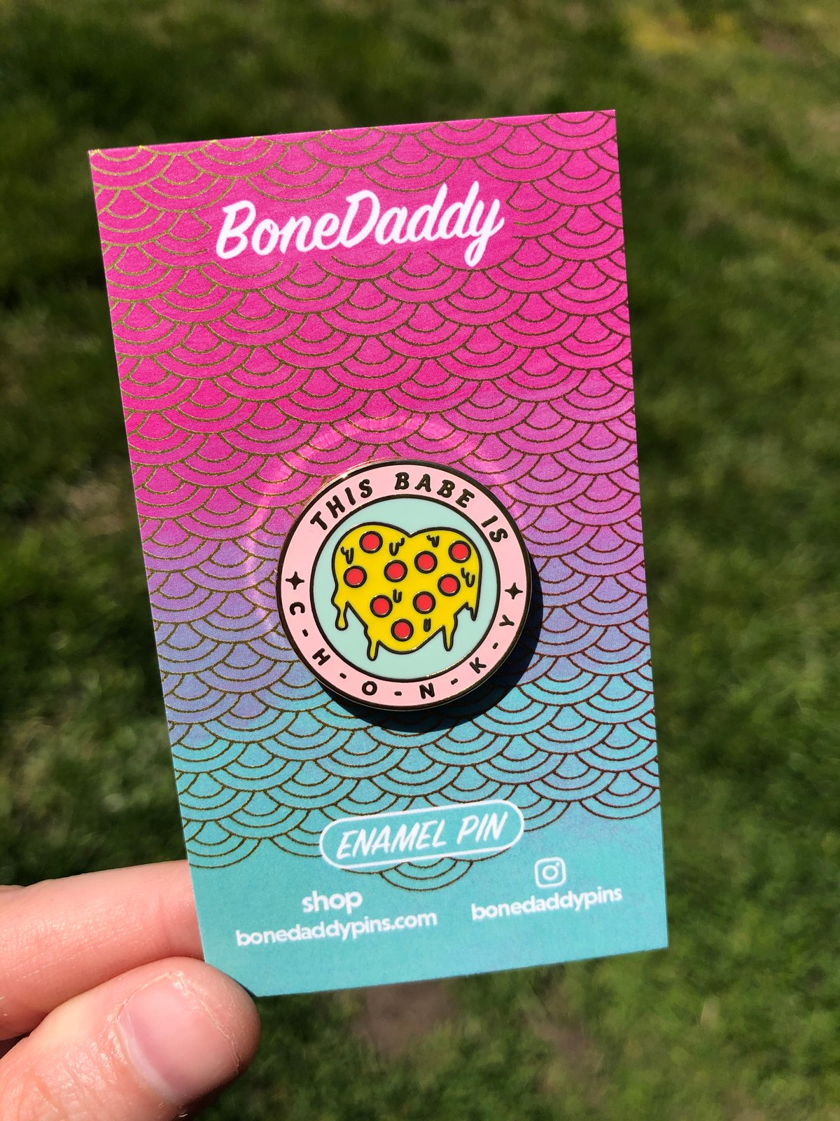 Image of Official Chonky babe badge of honor