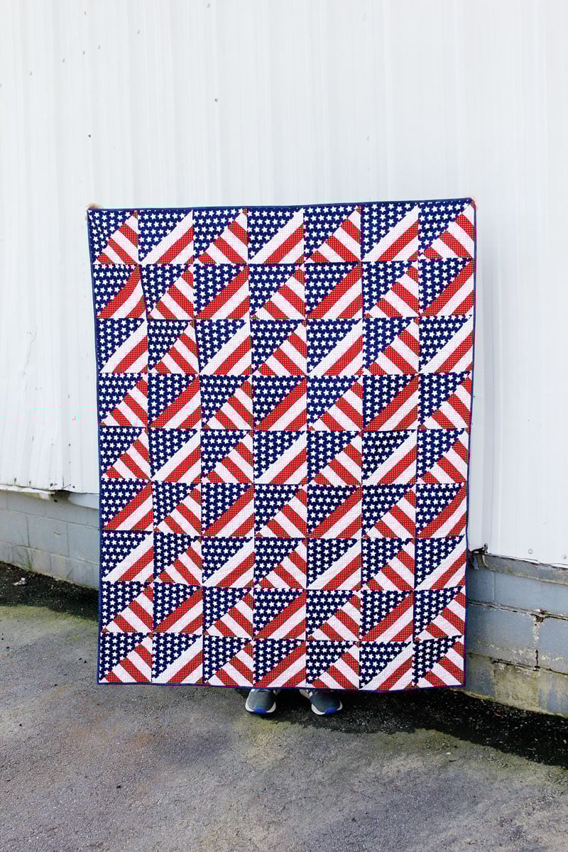 Image of the AMERICANA QUILT PDF Pattern