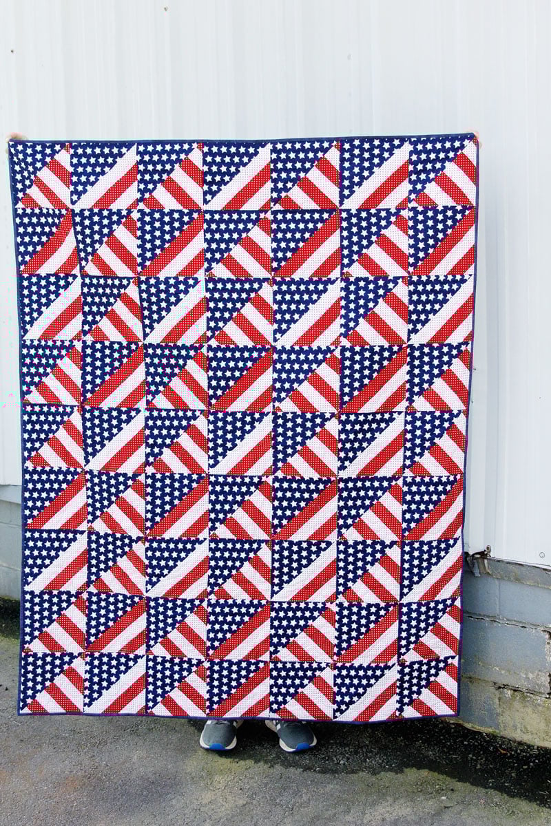 Image of the AMERICANA QUILT PDF Pattern