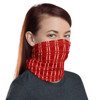 Image 3 of NAILED IT CRIMSON UNISEX NECK GAITER