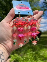 Image 1 of Strawberry Shortcake Cloud Earrings