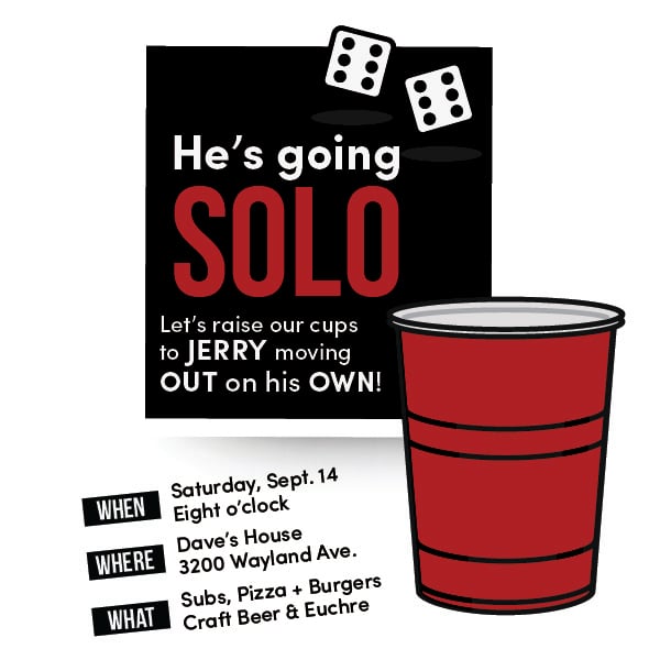 Going Solo/Moving Out Party