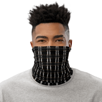 Image 1 of NAILED IT SLATE UNISEX NECK GAITER