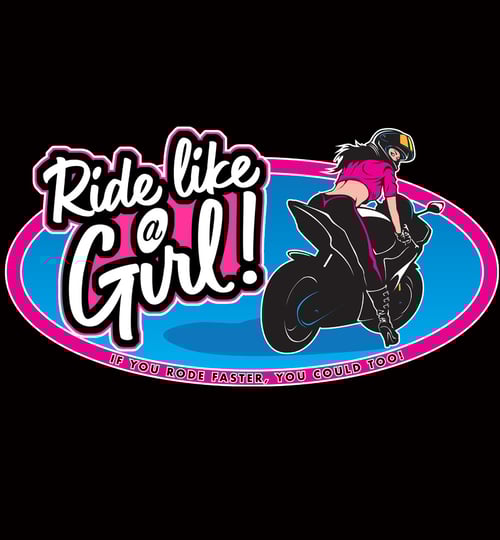 Image of Ride Like A Girl - Crop Top