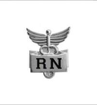 Professional Lapel Pin ”RN”