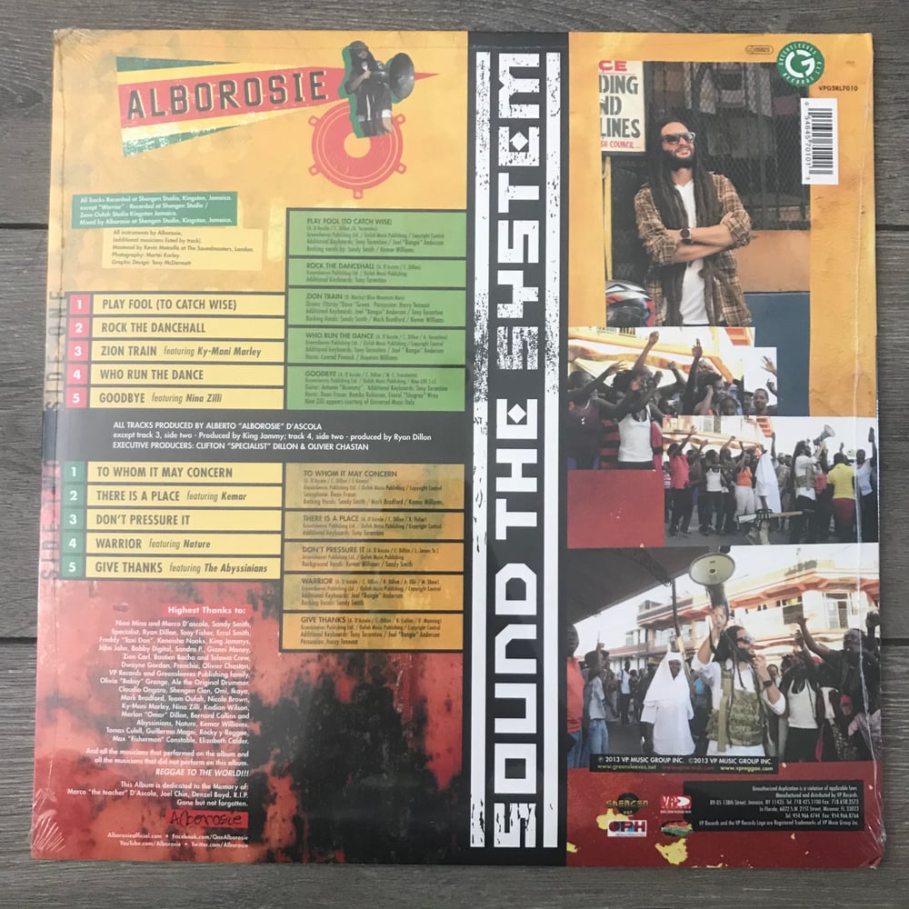 Image of Alborosie - Sound System Vinyl LP