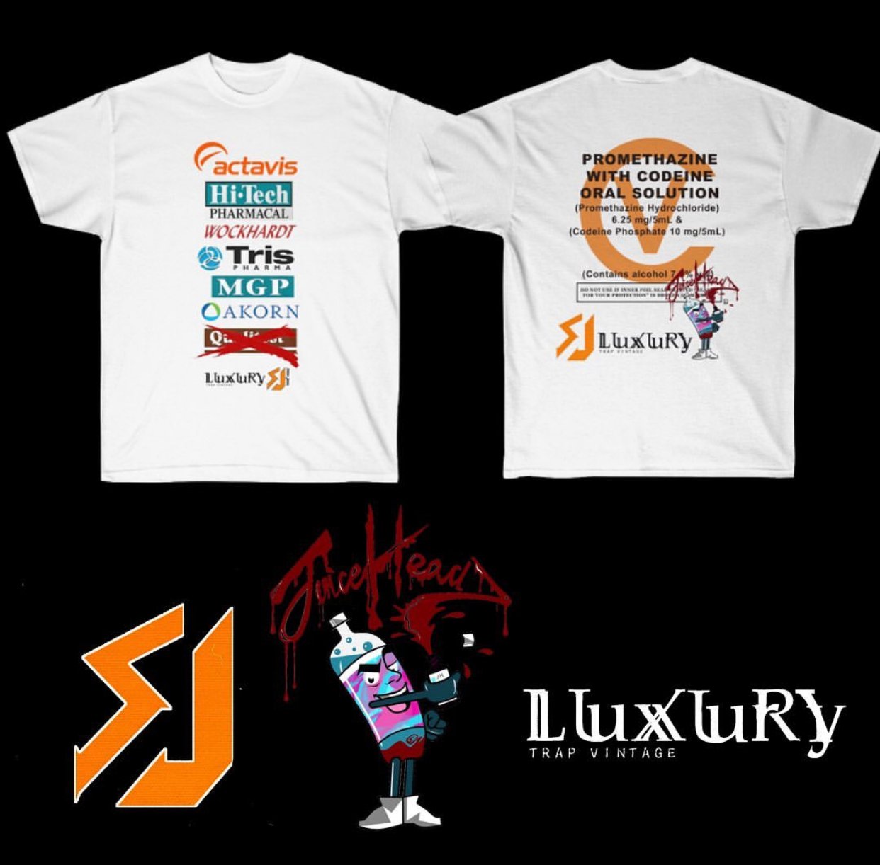 Image of DRANK SERIES TEE (WHITE) PRE ORDER