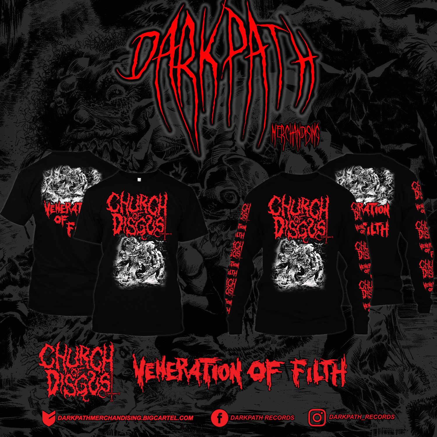 Image of CHURCH OF DISGUST - Unworldly Summoning/Veneration of filth (Bundle Package)