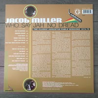 Image 2 of Jacob Miller - Who Say Jah No Dread Vinyl LP