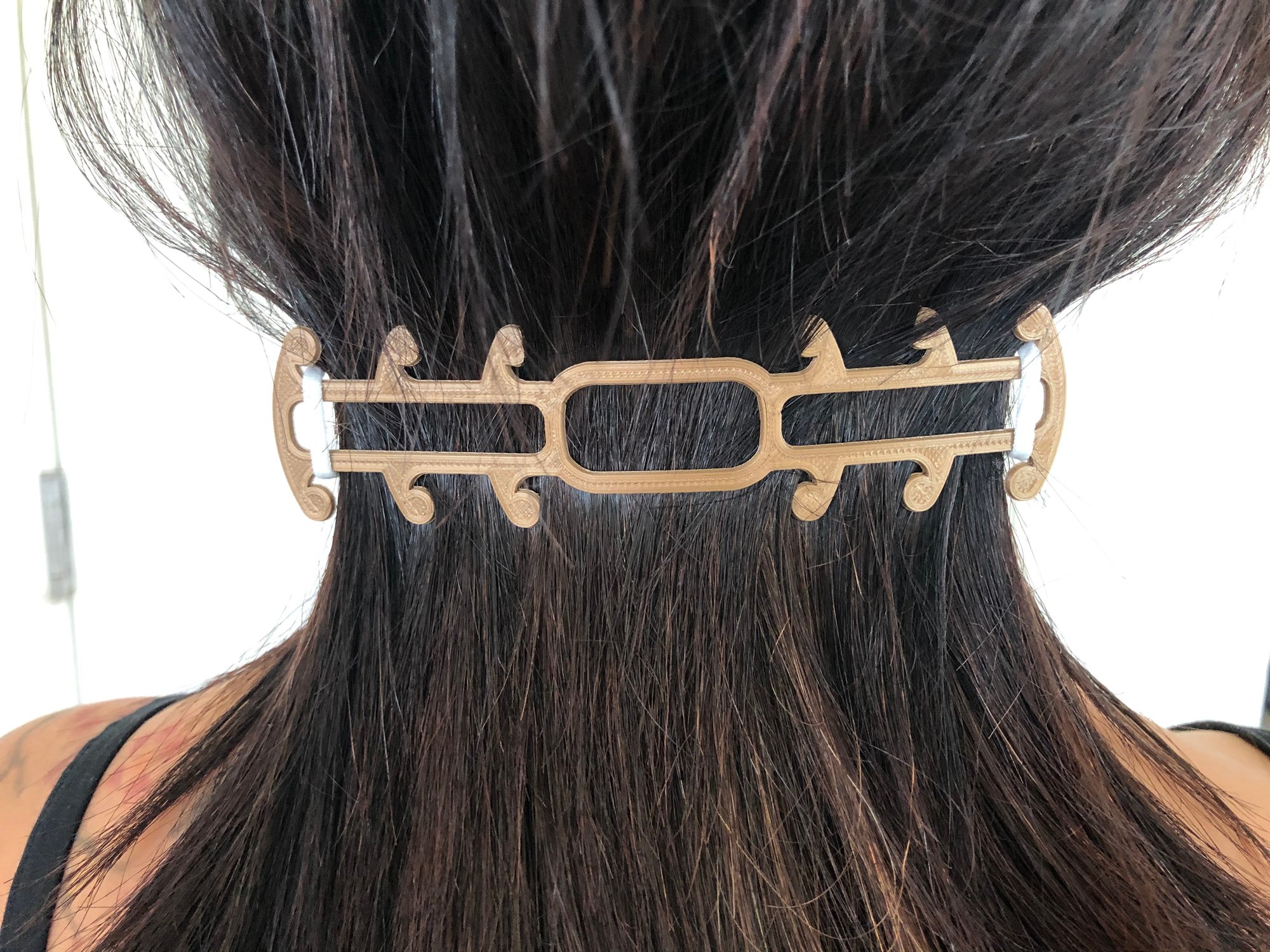 Mask Holders Under Cover Clip