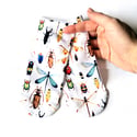 Insect Print Cosy Socks