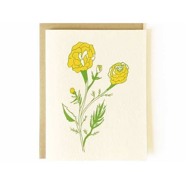 Image of Nicole Monk Marigolds Card