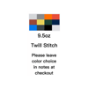 KOS 9.5oz Double Twill Stitch Customers Choice