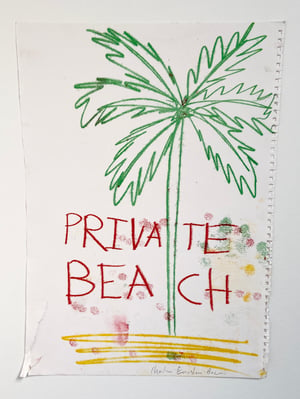 Image of Private Beach Monoprint 
