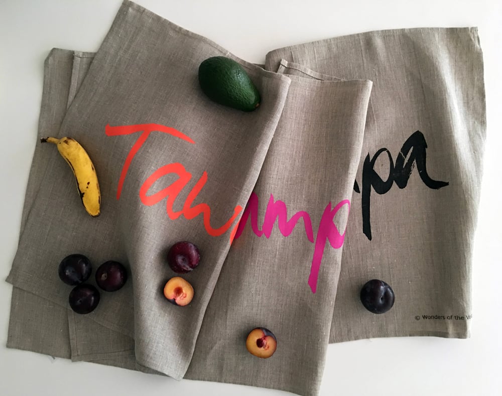 Image of 'Tawampa' tea towel