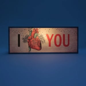 Image of Lámpara "I love you"