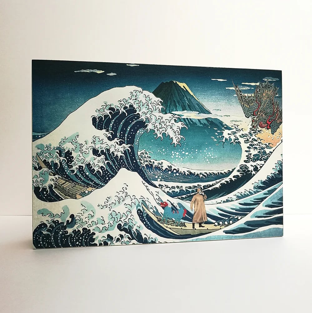 Image of Lámpara "La gran ola de Kanagawa"