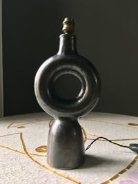 Image 1 of  Ceramic Lamp Base, manner of Jouve, France