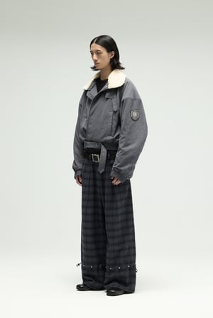 Image of EQUALNEAR - Heartcore Bomber Jacket (Grey)