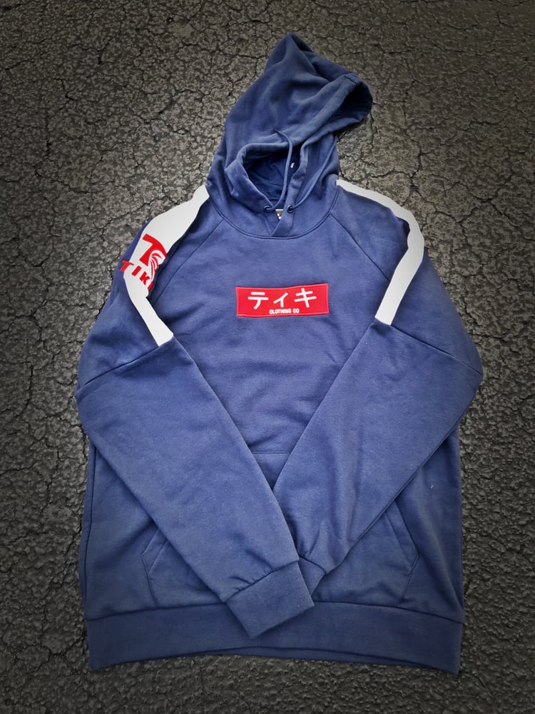 Image of TIKI CLOTHING CO Japan Box Logo Pullover Hoodie
