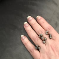 Image 2 of RAW DIAMONDS open front ring