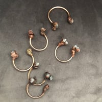 Image 3 of RAW DIAMONDS open front ring