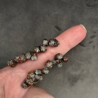 Image 1 of RAW DIAMONDS open front ring