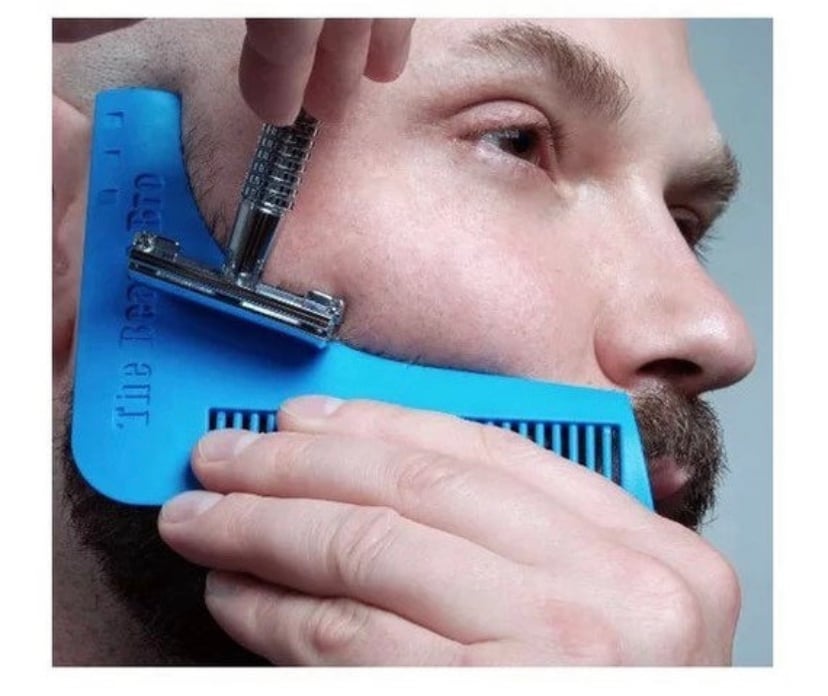 Image of Beard Shaping Tool - Template Tool For Men Kit - Shaper Outliner Trimmer Guide - Mens Styling