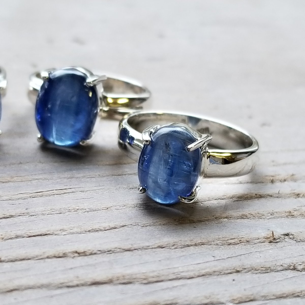 Image of Captivate - Blue Kyanite Ring in Sterling Silver