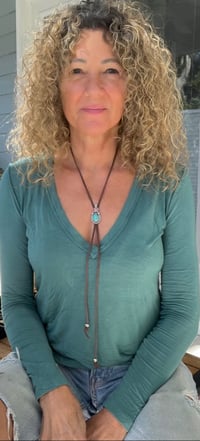 Image 4 of Turquoise and Rhodochrosite Bolace