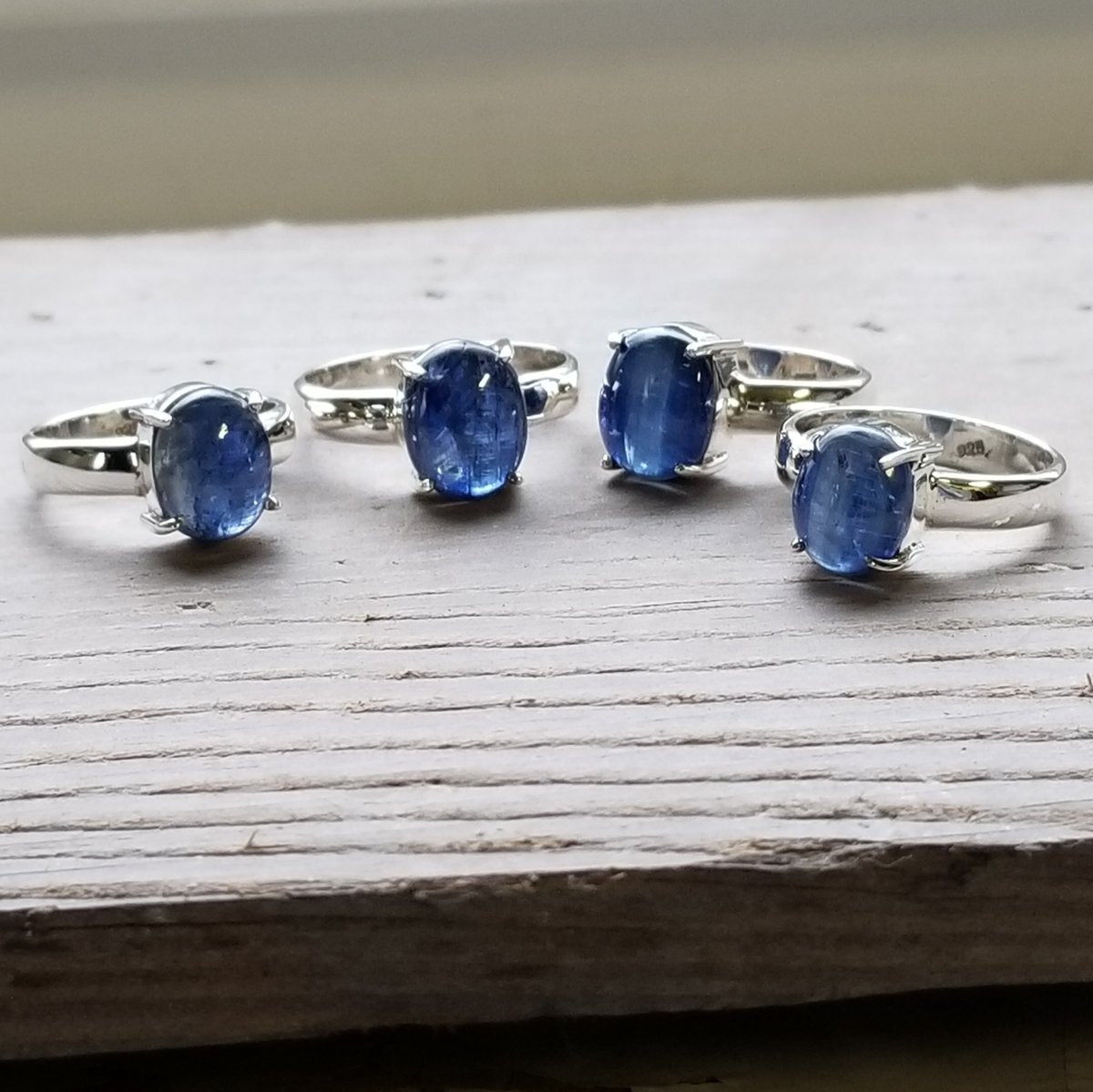 Image of Captivate - Blue Kyanite Ring in Sterling Silver