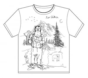 Image of no bikes wilderness t-shirt