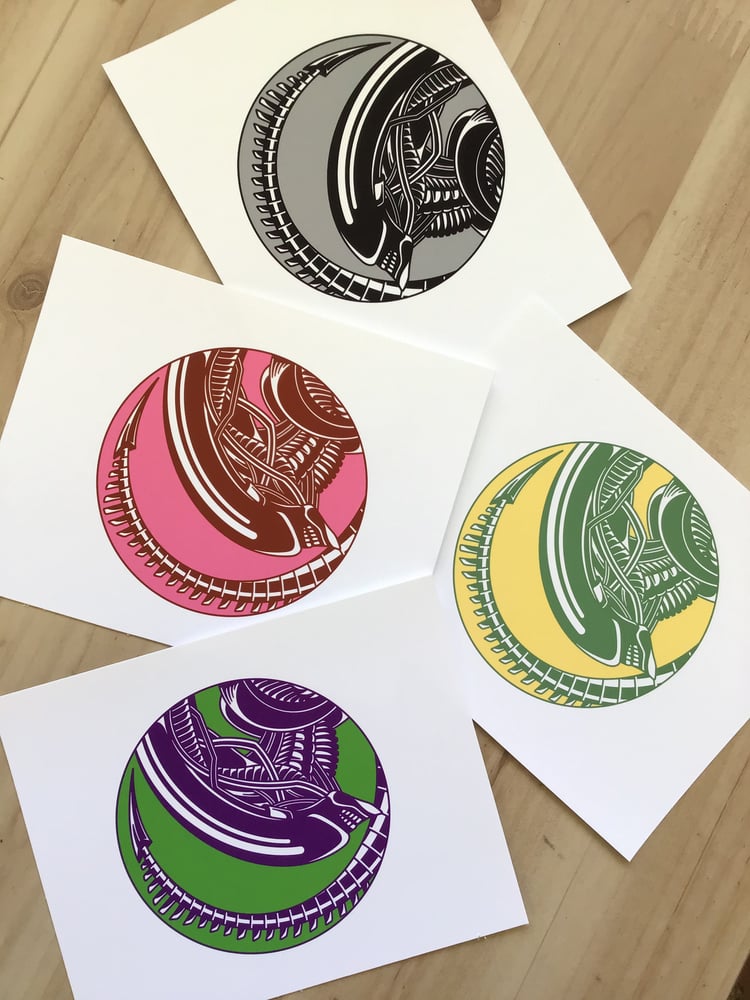 Image of Xenomorph Mini Art Print