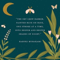 Deep Shades of Night Note Cards