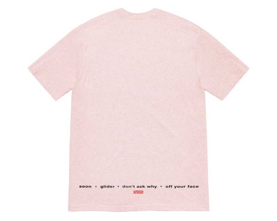 supreme my bloody valentine glider tee