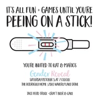 We're Pregnant - Pee on a Stick