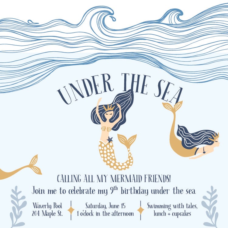 Under the Sea - Mermaid Party