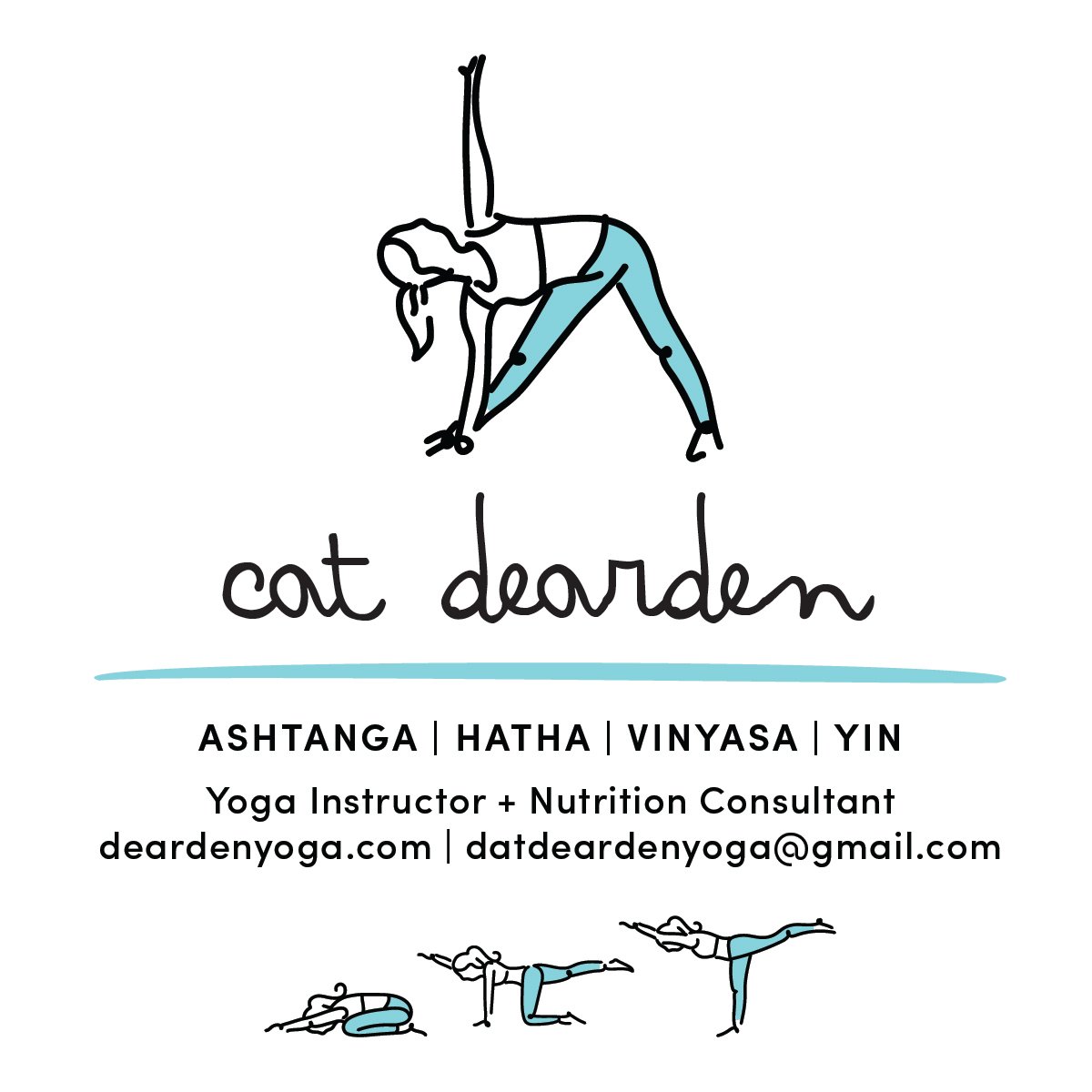 Yoga/Fitness Instructor Business Cards